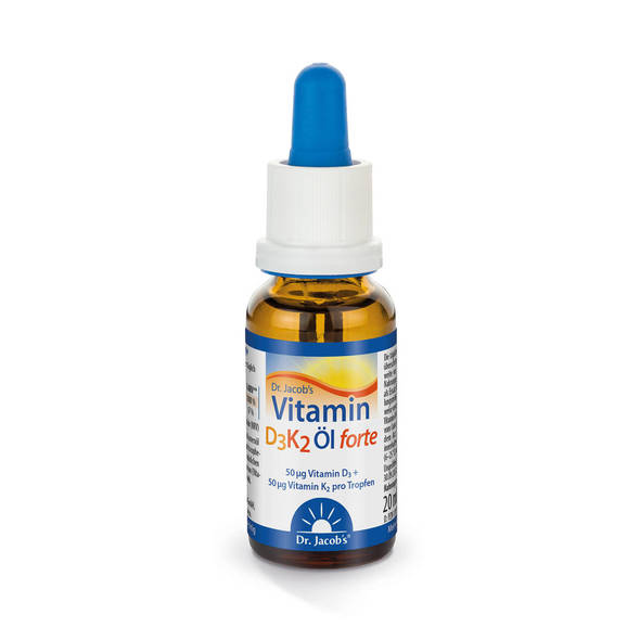 DR. JACOBS Vitamin D3K2 Öl forte 20 ml