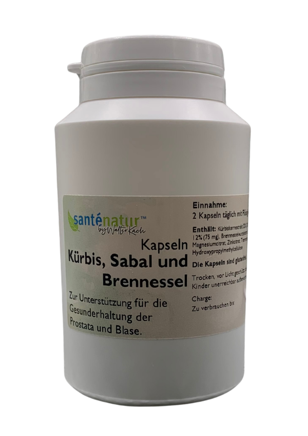 Santénatur Kürbis Sabal Brennessel Kaps. 100 Stk.