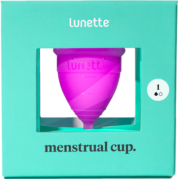 LUNETTE Menstruationstasse Gr. 1 lila