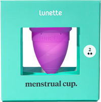 LUNETTE Menstruationstasse Gr. 2 lila