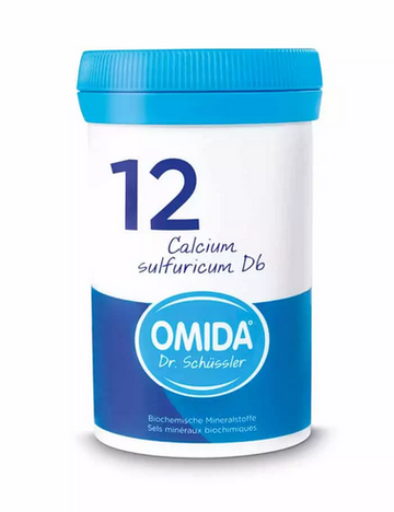 OMIDA SCHÜSSLER Nr12 Calcium Sulfuricum Tabl D 12 Ds