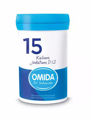 OMIDA SCHÜSSLER Nr15 Kalium jodatum Tabl D 12 Ds