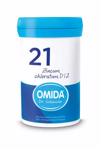 OMIDA SCHÜSSLER Nr21 Zincum chloratum Tabl D 12