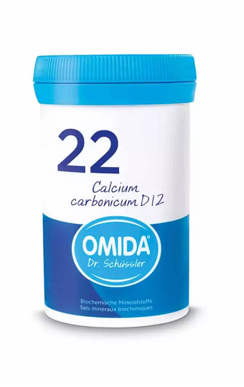 OMIDA SCHÜSSLER Nr22 Calcium carbonicum Tabl D 12 Ds