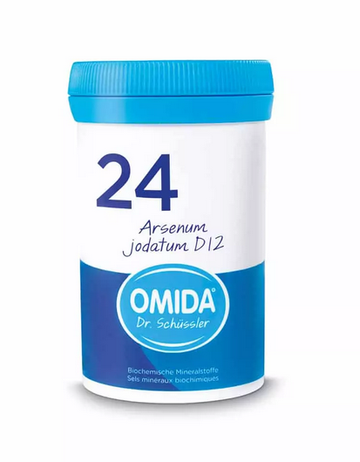 OMIDA SCHÜSSLER Nr24 Arsenum jodatum Tabl D 12